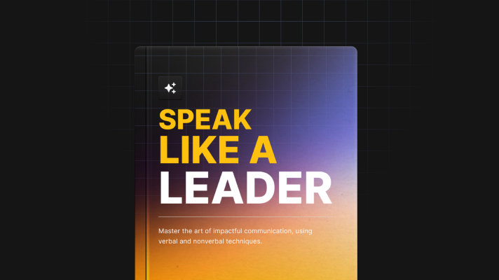 Speak Like a leader